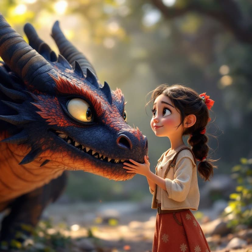 Amelia's Dragon Trainer: Befriending and caring for baby dragons story preview