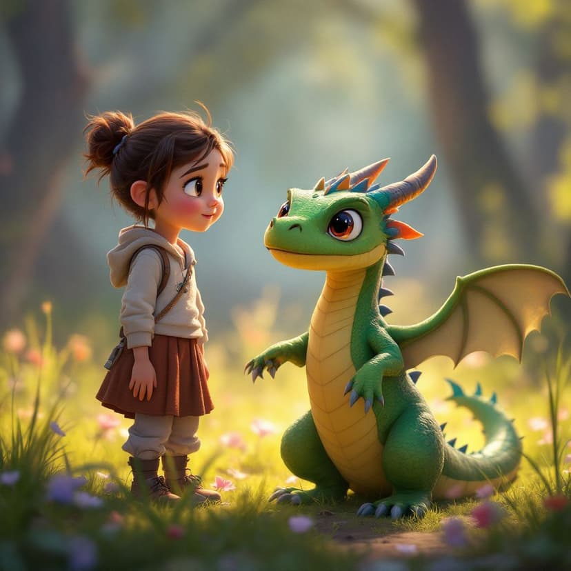 Aurora's Dragon Trainer: Befriending and caring for baby dragons story preview