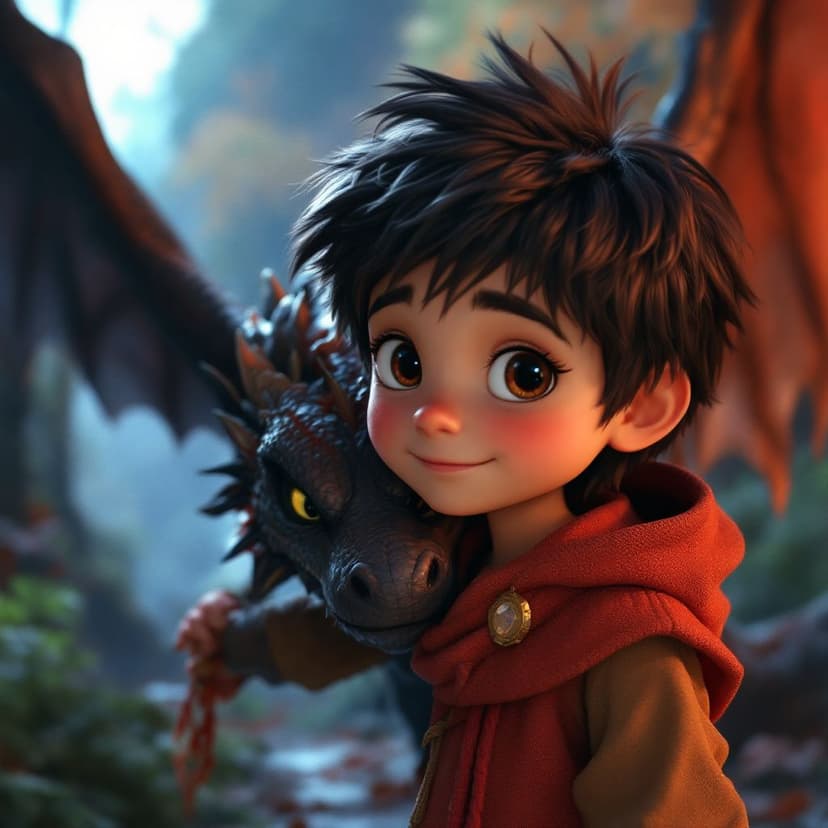 Benjamin's Dragon Trainer: Befriending and caring for baby dragons story preview