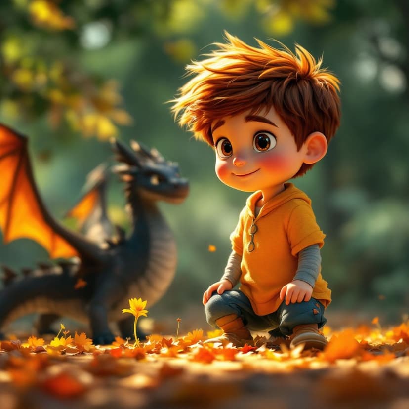 Daniel's Dragon Trainer: Befriending and caring for baby dragons story preview