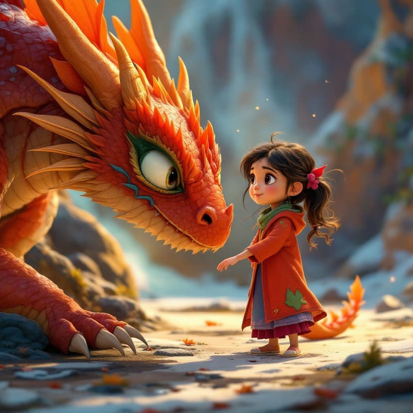 Emma's Dragon Trainer: Befriending and caring for baby dragons story preview