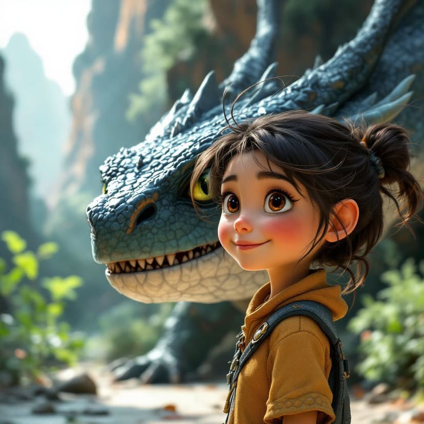 Penelope's Dragon Trainer: Befriending and caring for baby dragons story preview
