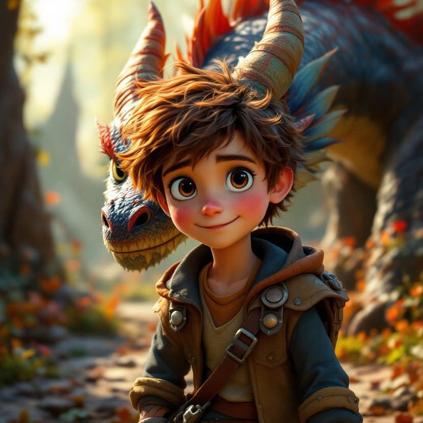 Sebastian's Dragon Trainer: Befriending and caring for baby dragons story preview