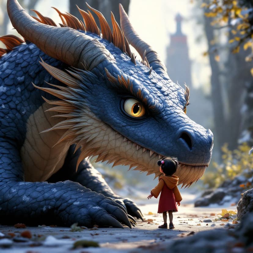 Sofia's Dragon Trainer: Befriending and caring for baby dragons story preview