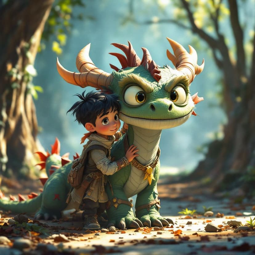 William's Dragon Trainer: Befriending and caring for baby dragons story preview
