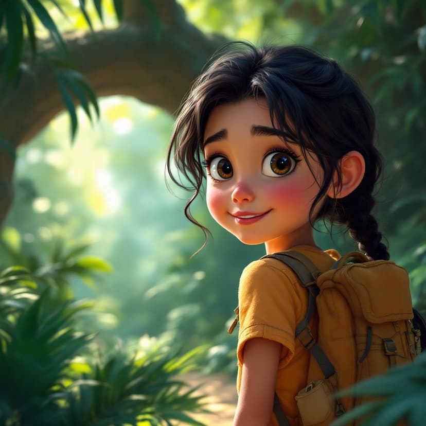Aria's Jungle Safari: Leading a wildlife rescue mission story preview