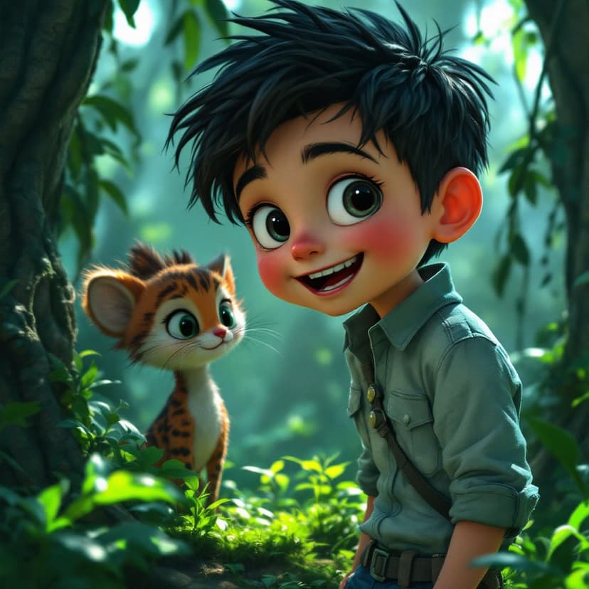 Asher's Jungle Safari: Leading a wildlife rescue mission story preview