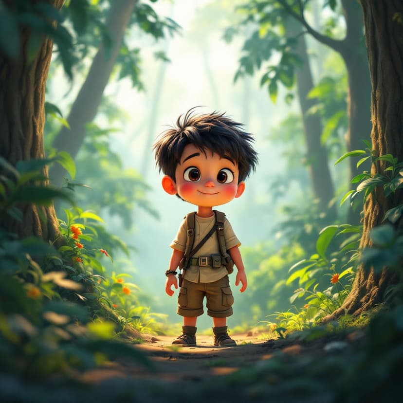 Ava's Jungle Safari: Leading a wildlife rescue mission story preview