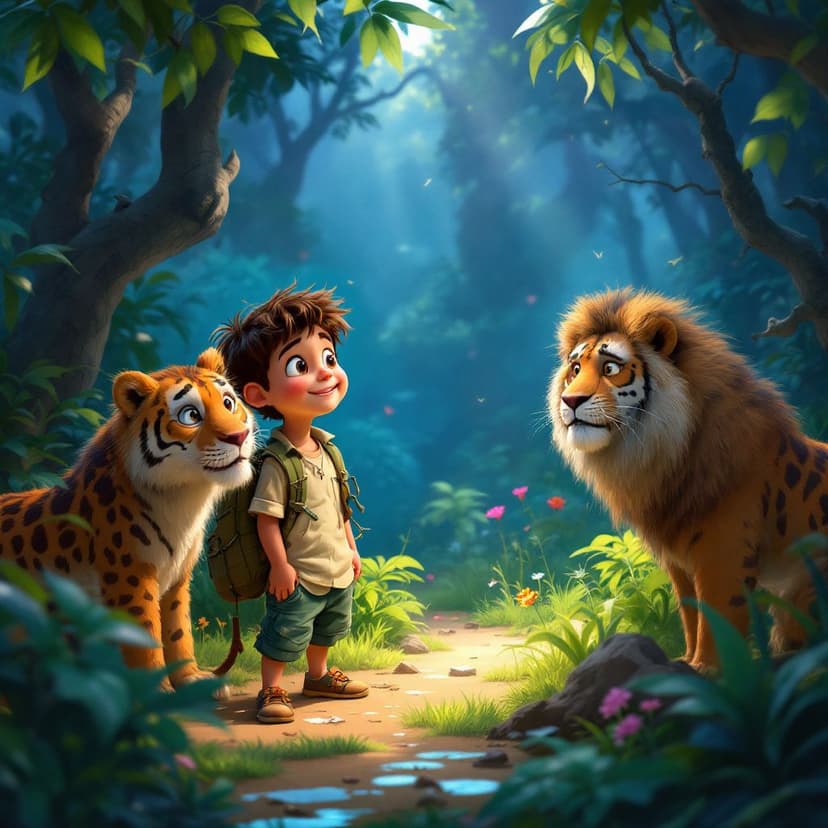 Benjamin's Jungle Safari: Leading a wildlife rescue mission story preview
