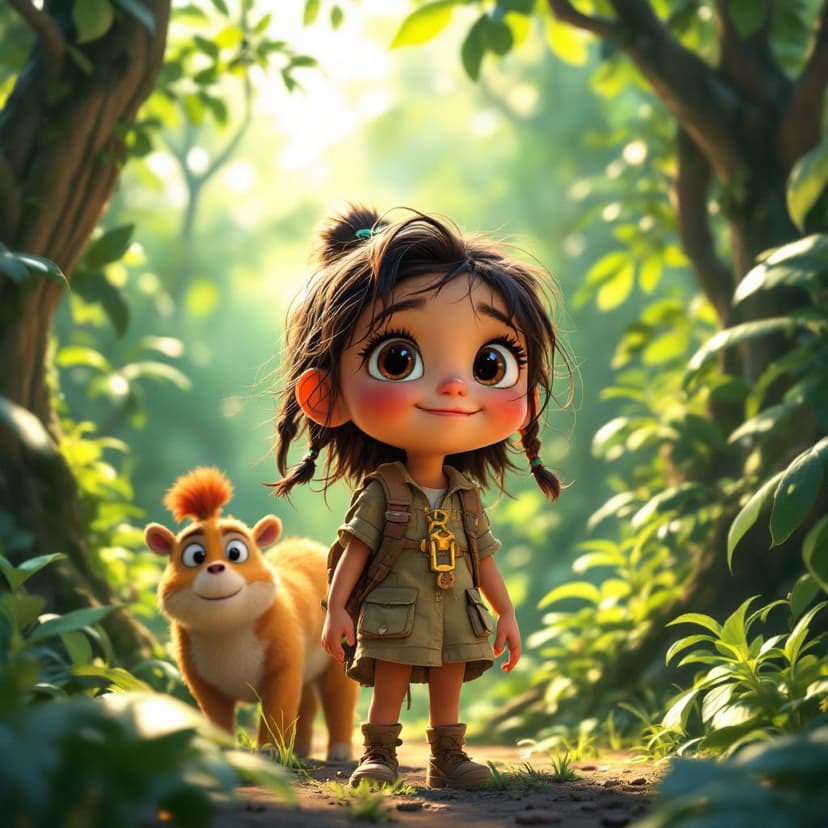 Camila's Jungle Safari: Leading a wildlife rescue mission story preview