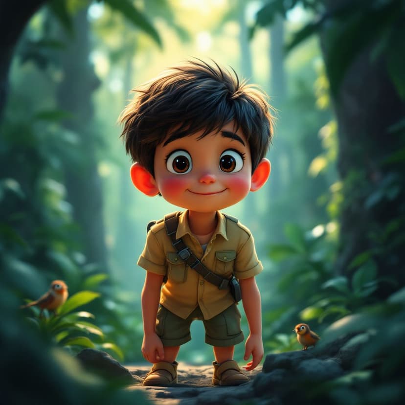 Daniel's Jungle Safari: Leading a wildlife rescue mission story preview