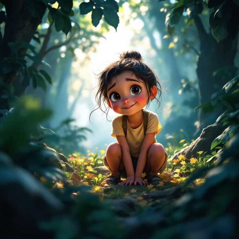 Olivia's Jungle Safari: Leading a wildlife rescue mission story preview