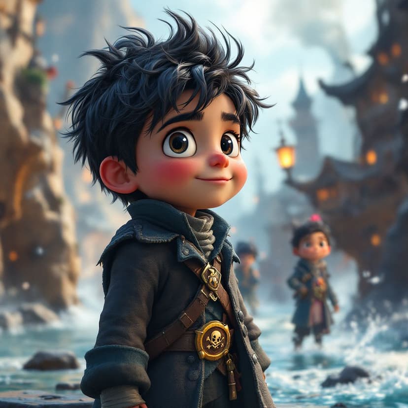 Asher's Pirate's Quest: Sailing the seas looking for magical treasure story preview