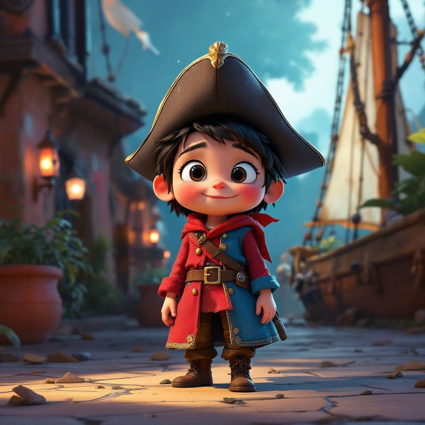 Ava's Pirate's Quest: Sailing the seas looking for magical treasure story preview