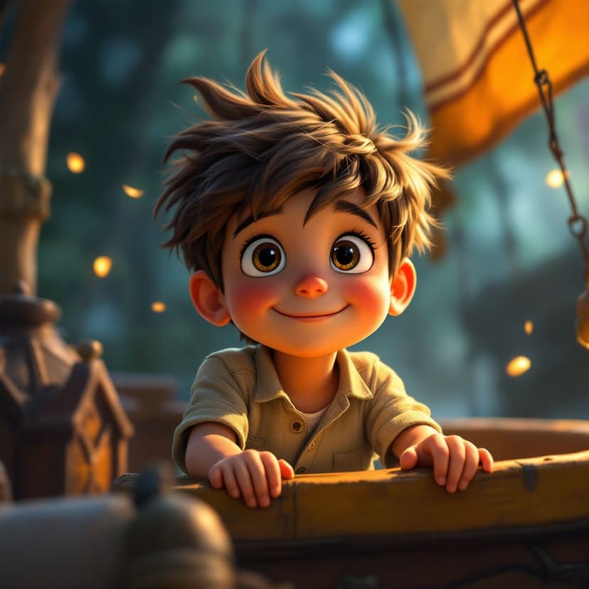 Hudson's Pirate's Quest: Sailing the seas looking for magical treasure story preview