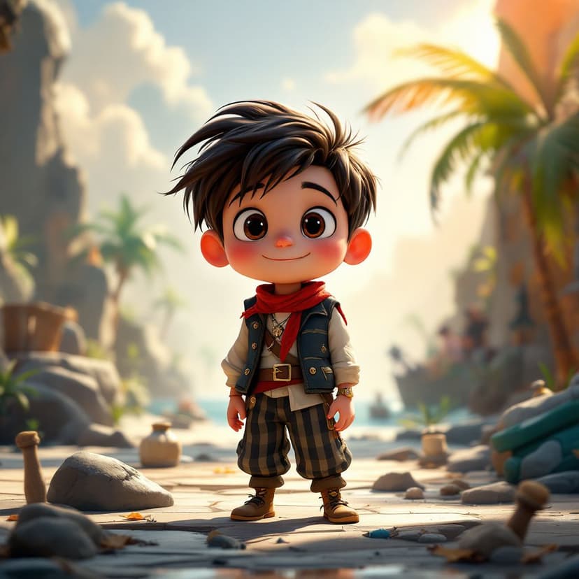 James's Pirate's Quest: Sailing the seas looking for magical treasure story preview