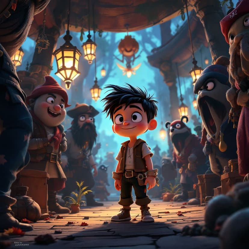 Lucas's Pirate's Quest: Sailing the seas looking for magical treasure story preview