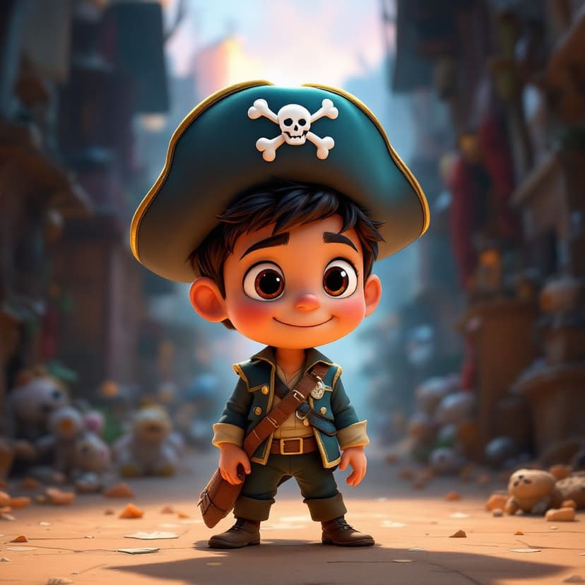 Mateo's Pirate's Quest: Sailing the seas looking for magical treasure story preview