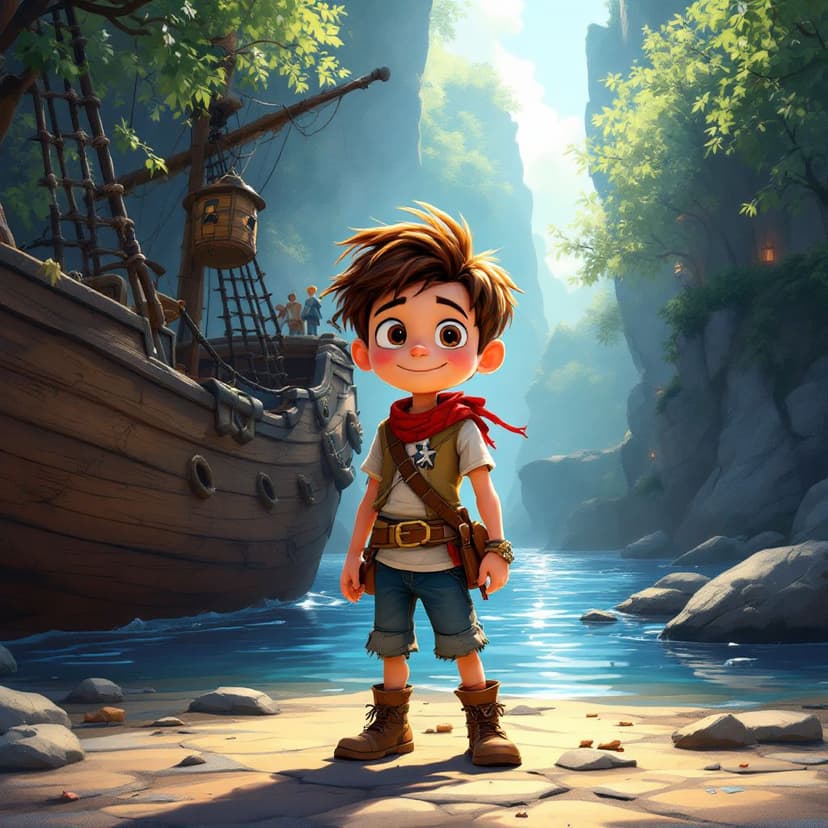 Owen's Pirate's Quest: Sailing the seas looking for magical treasure story preview