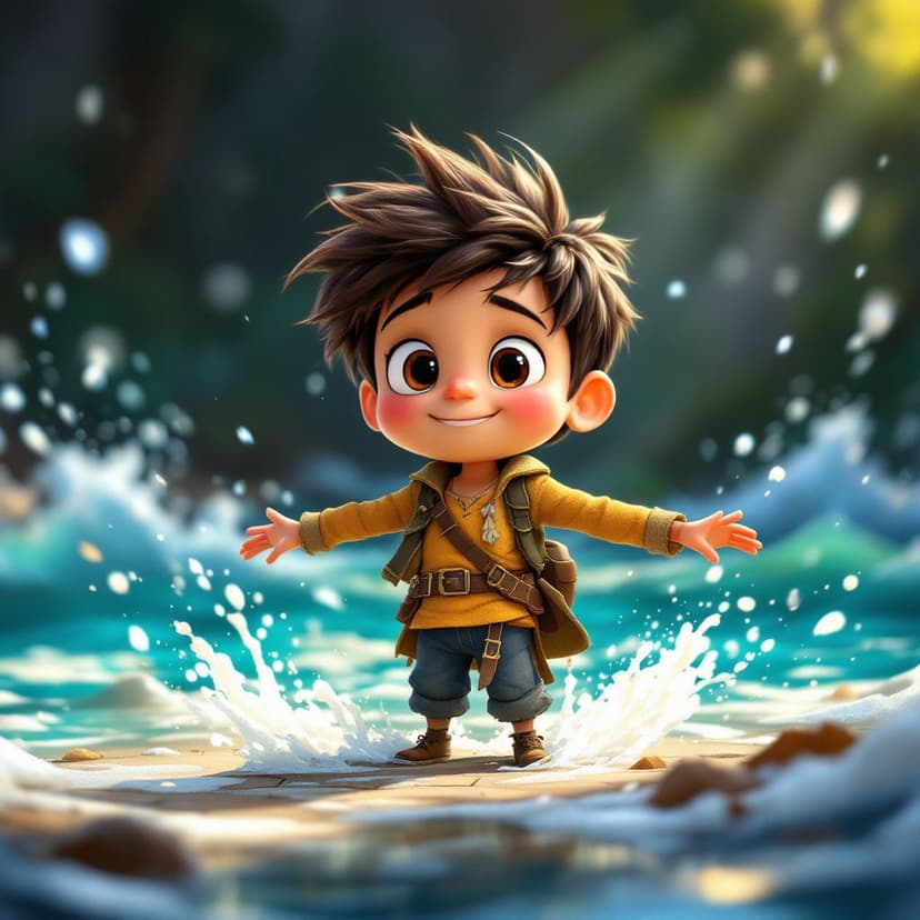 Samuel's Pirate's Quest: Sailing the seas looking for magical treasure story preview