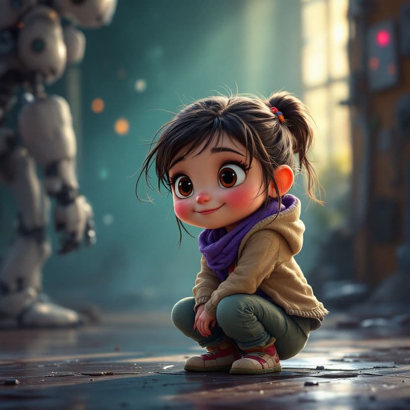 Amelia's Robot Building: Creating a helpful robot companion story preview