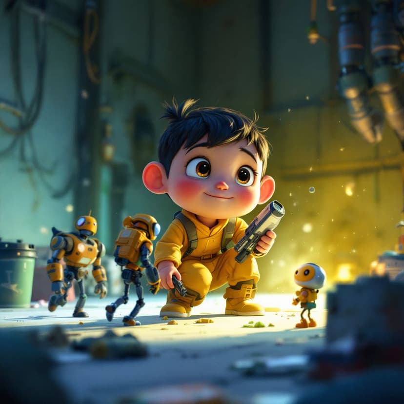 Ava's Robot Building: Creating a helpful robot companion story preview