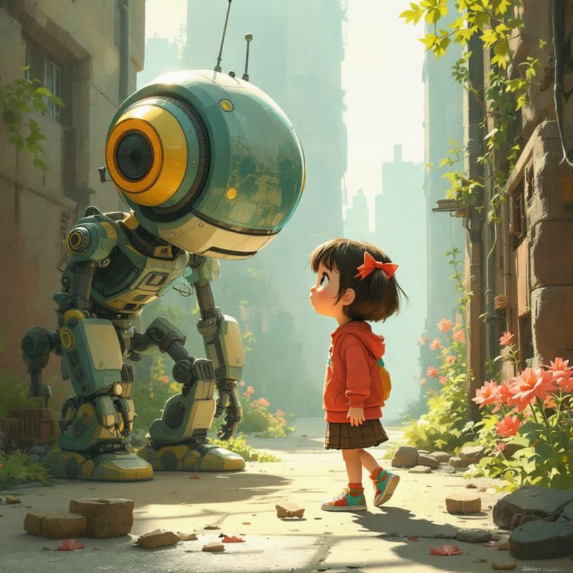 Emily's Robot Building: Creating a helpful robot companion story preview