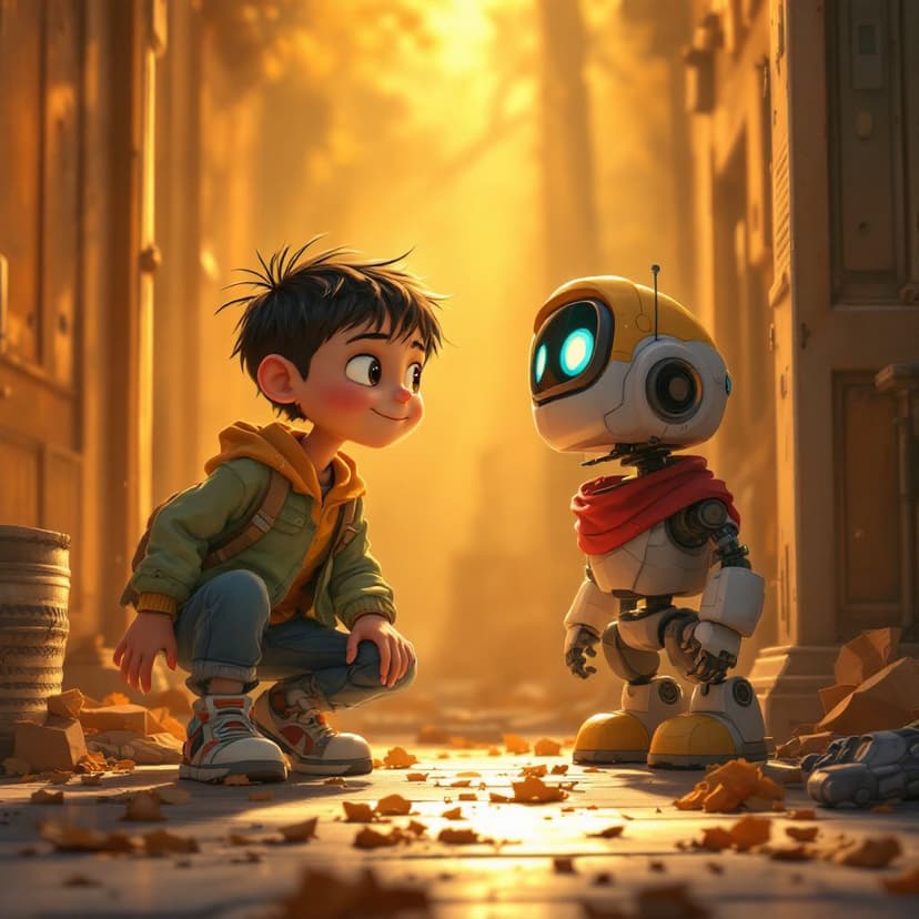 Ezra's Robot Building: Creating a helpful robot companion story preview