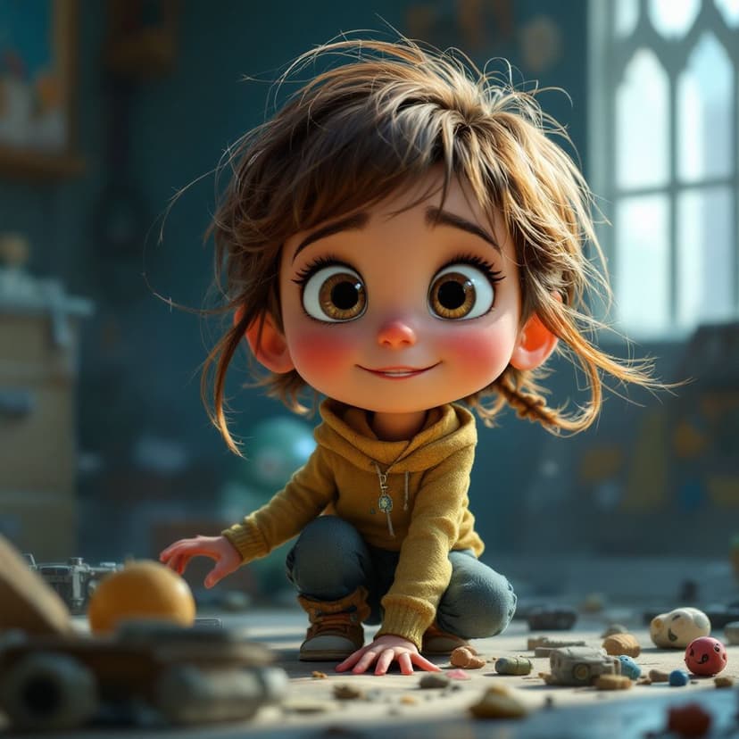 Gianna's Robot Building: Creating a helpful robot companion story preview