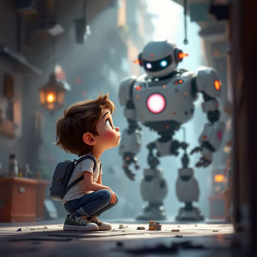 Hazel's Robot Building: Creating a helpful robot companion story preview