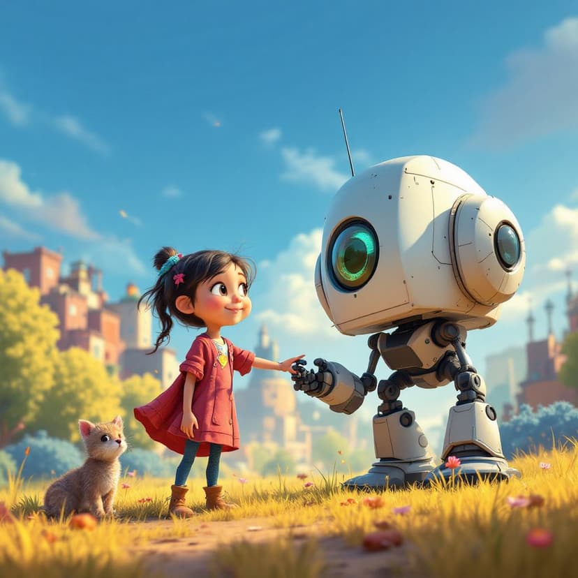 Isabella's Robot Building: Creating a helpful robot companion story preview