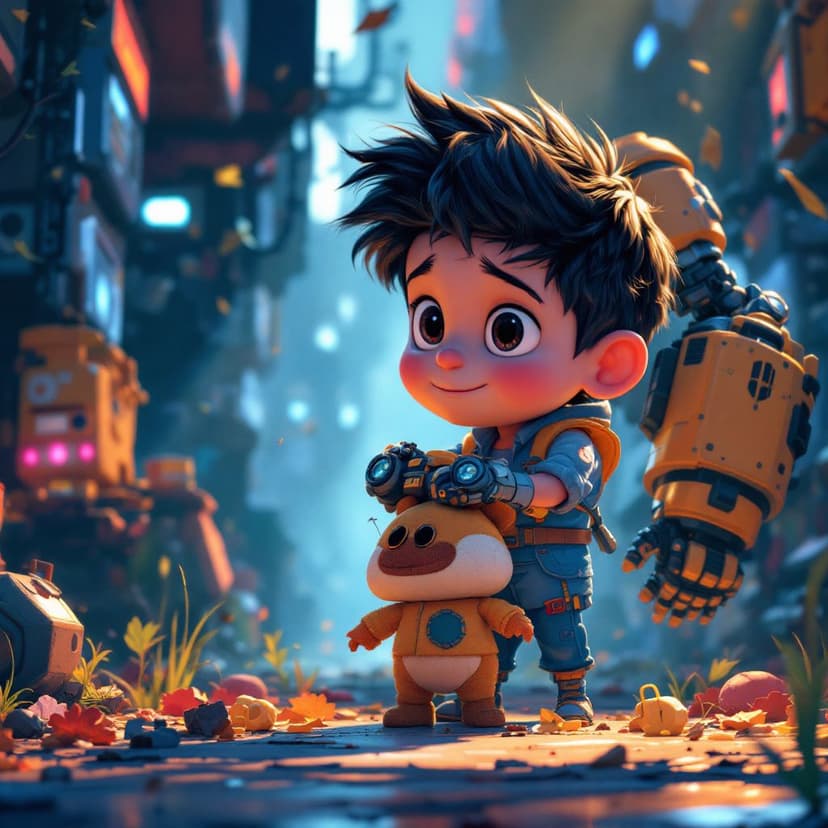 Jack's Robot Building: Creating a helpful robot companion story preview