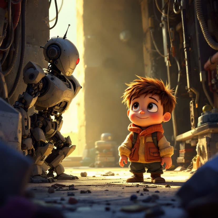 Owen's Robot Building: Creating a helpful robot companion story preview