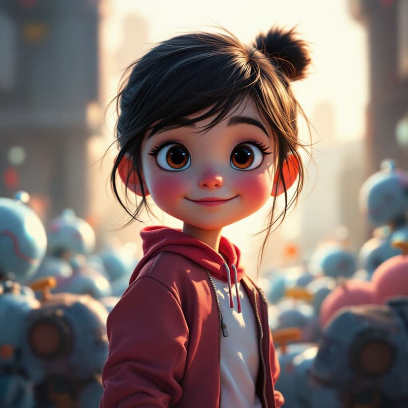 Scarlett's Robot Building: Creating a helpful robot companion story preview