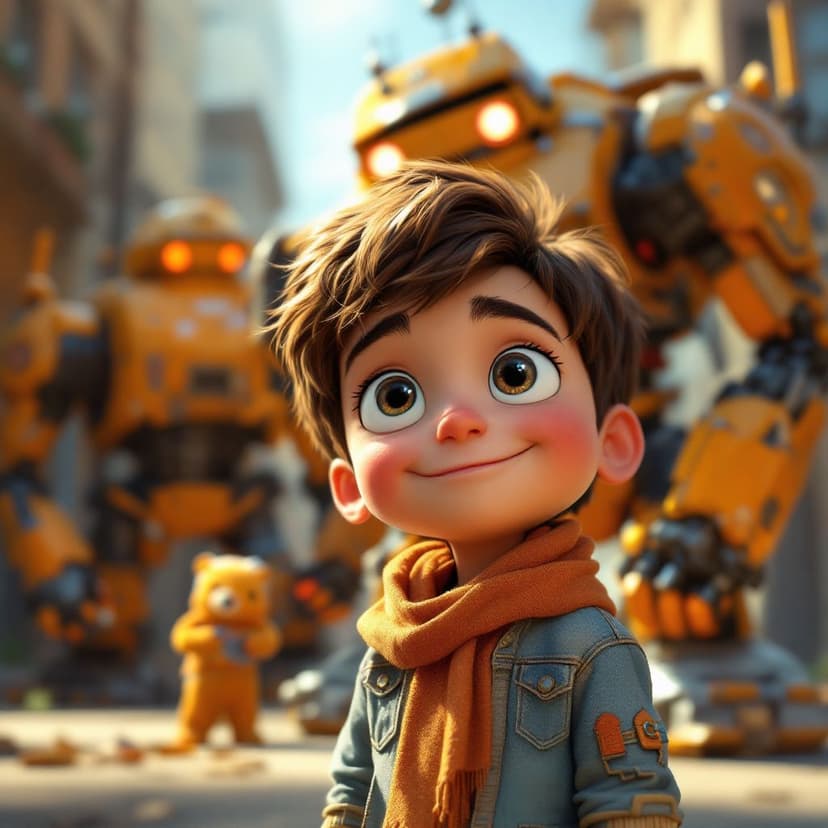 Theodore's Robot Building: Creating a helpful robot companion story preview