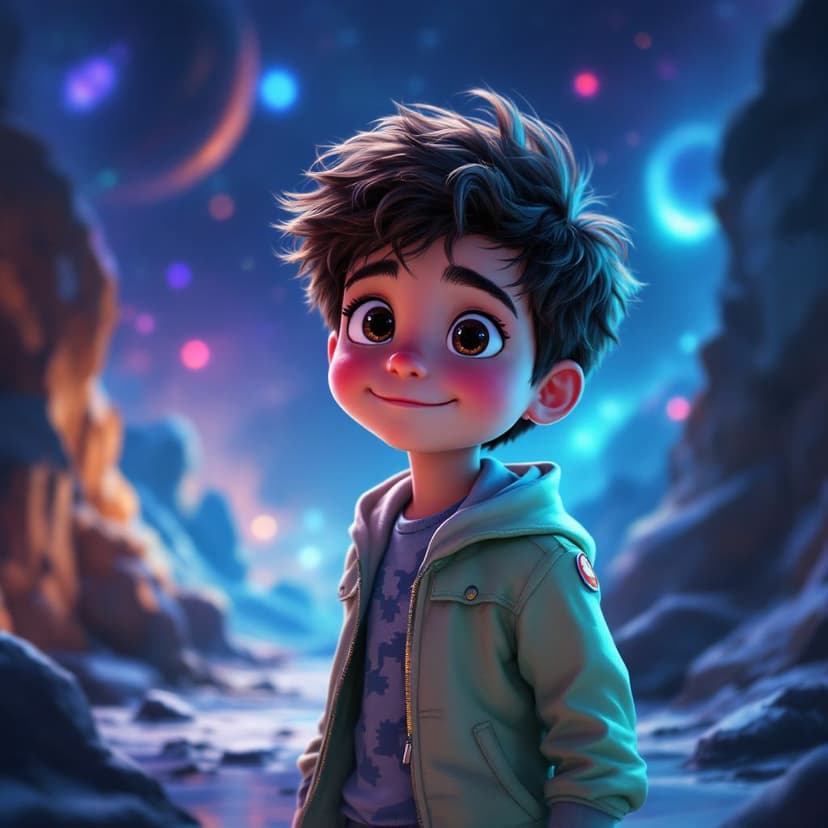 Alexander's Space Explorer: Discovering new planets and making alien friends story preview