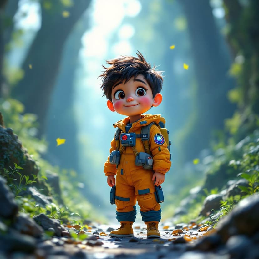 Ava's Space Explorer: Discovering new planets and making alien friends story preview