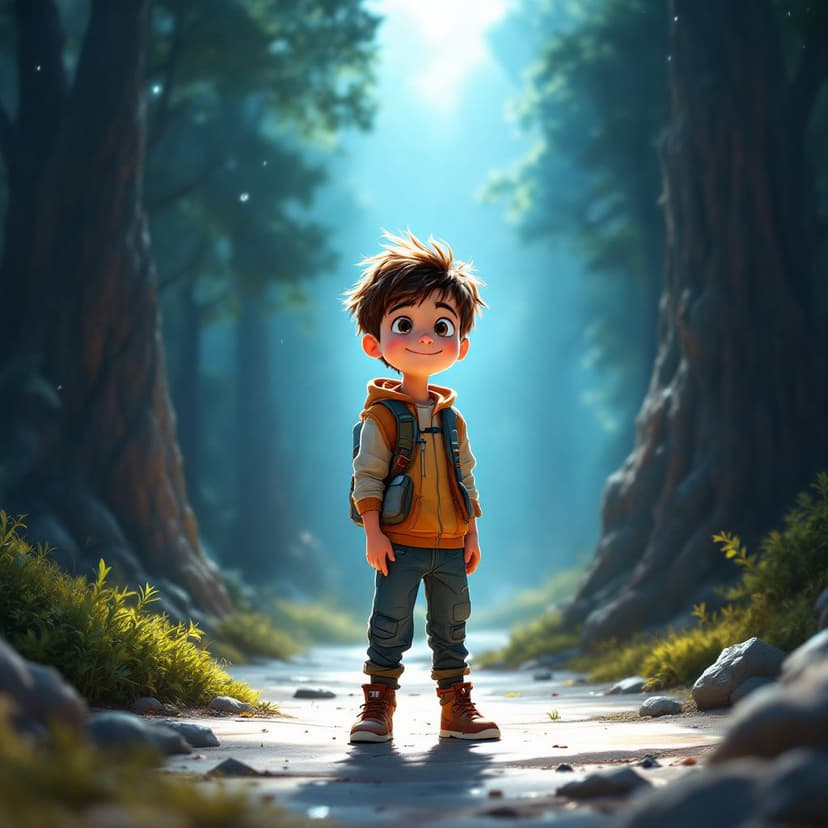 Ethan's Space Explorer: Discovering new planets and making alien friends story preview