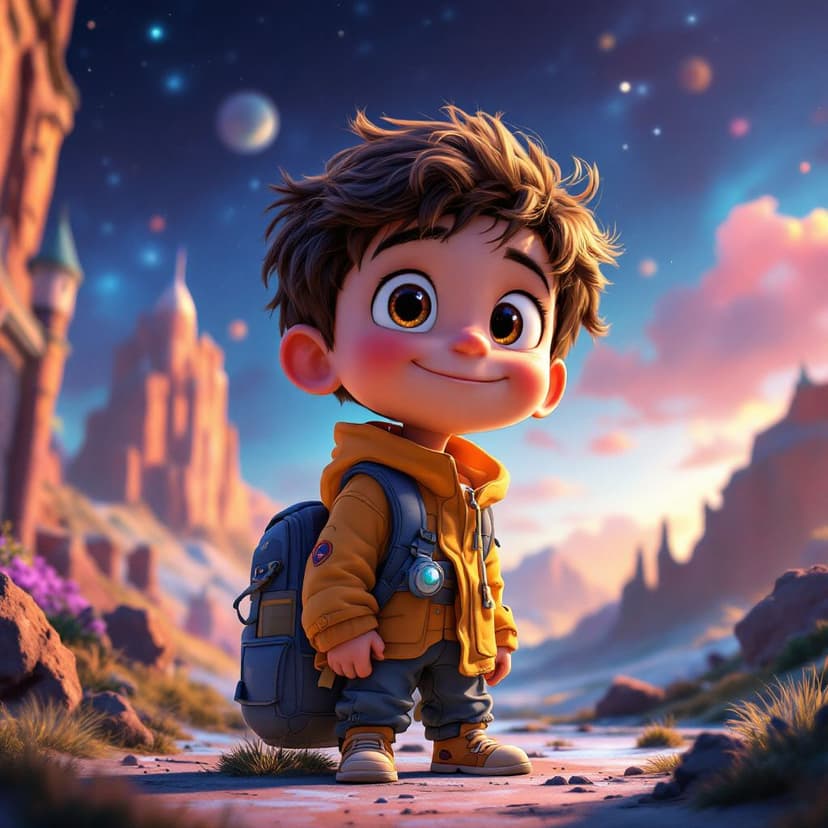 Jack's Space Explorer: Discovering new planets and making alien friends story preview