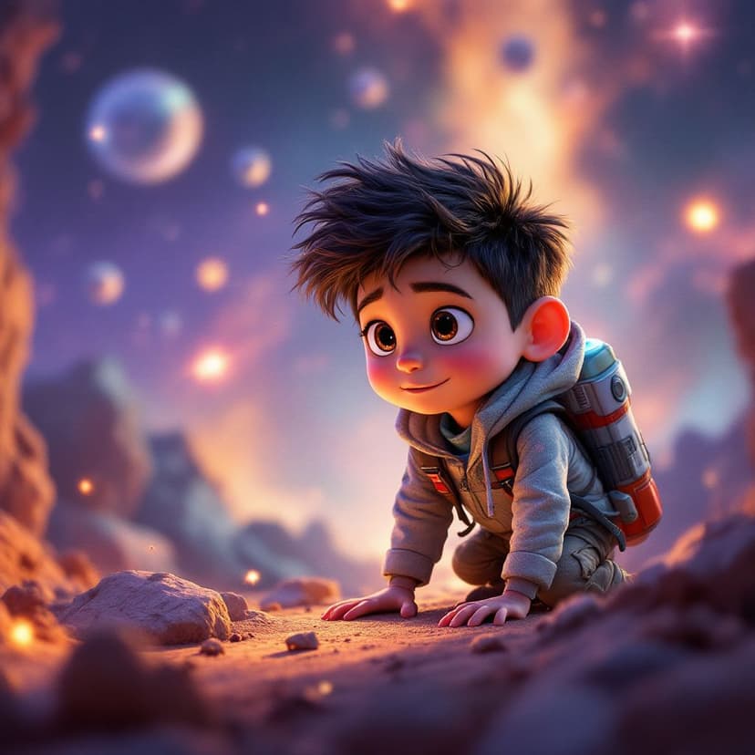 Levi's Space Explorer: Discovering new planets and making alien friends story preview