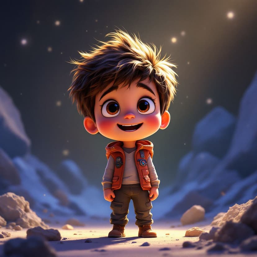 Lucas's Space Explorer: Discovering new planets and making alien friends story preview