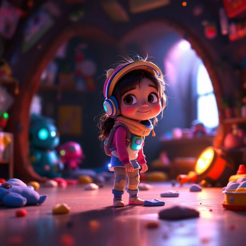 Olivia's Space Explorer: Discovering new planets and making alien friends story preview