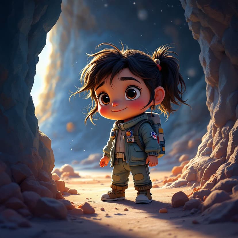Penelope's Space Explorer: Discovering new planets and making alien friends story preview