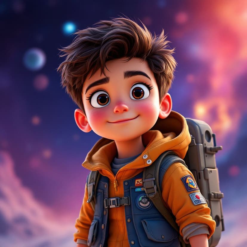 Theodore's Space Explorer: Discovering new planets and making alien friends story preview