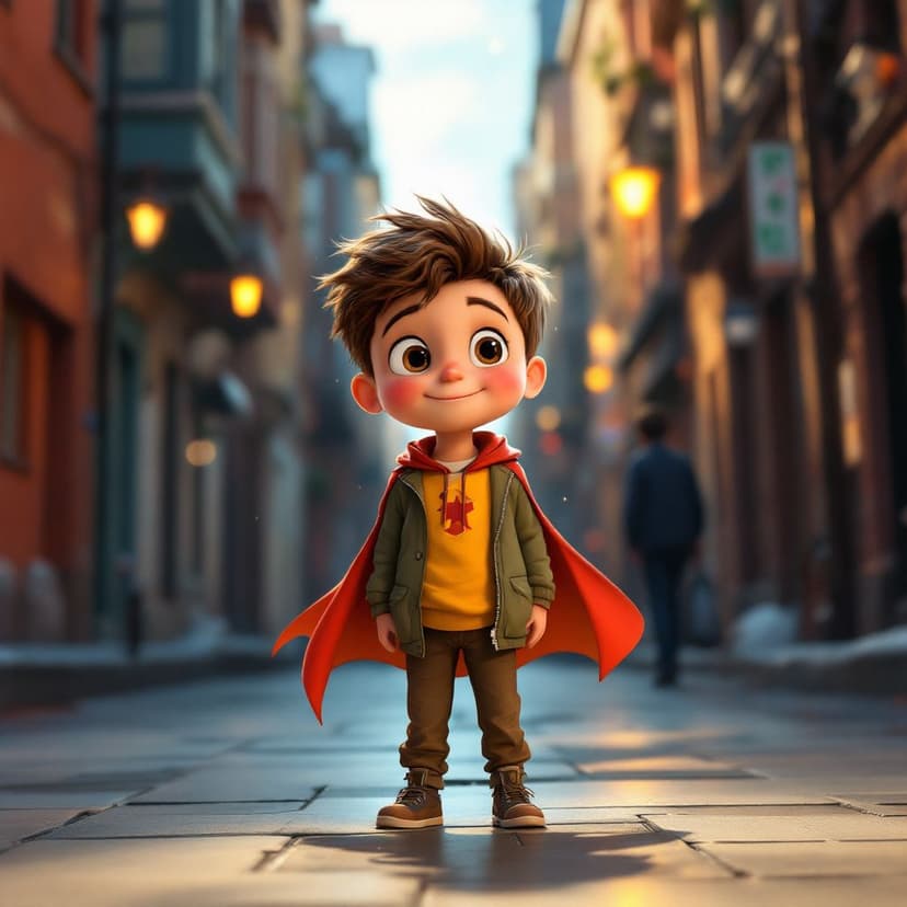 Alexander's Superhero Training Day: Learning to use special powers to help others story preview