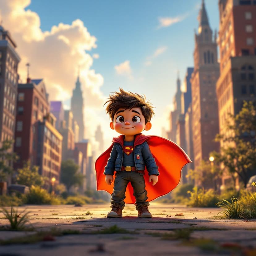 Daniel's Superhero Training Day: Learning to use special powers to help others story preview