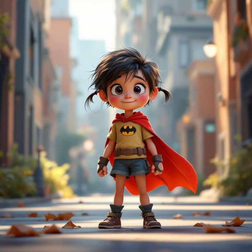 Emily's Superhero Training Day: Learning to use special powers to help others story preview
