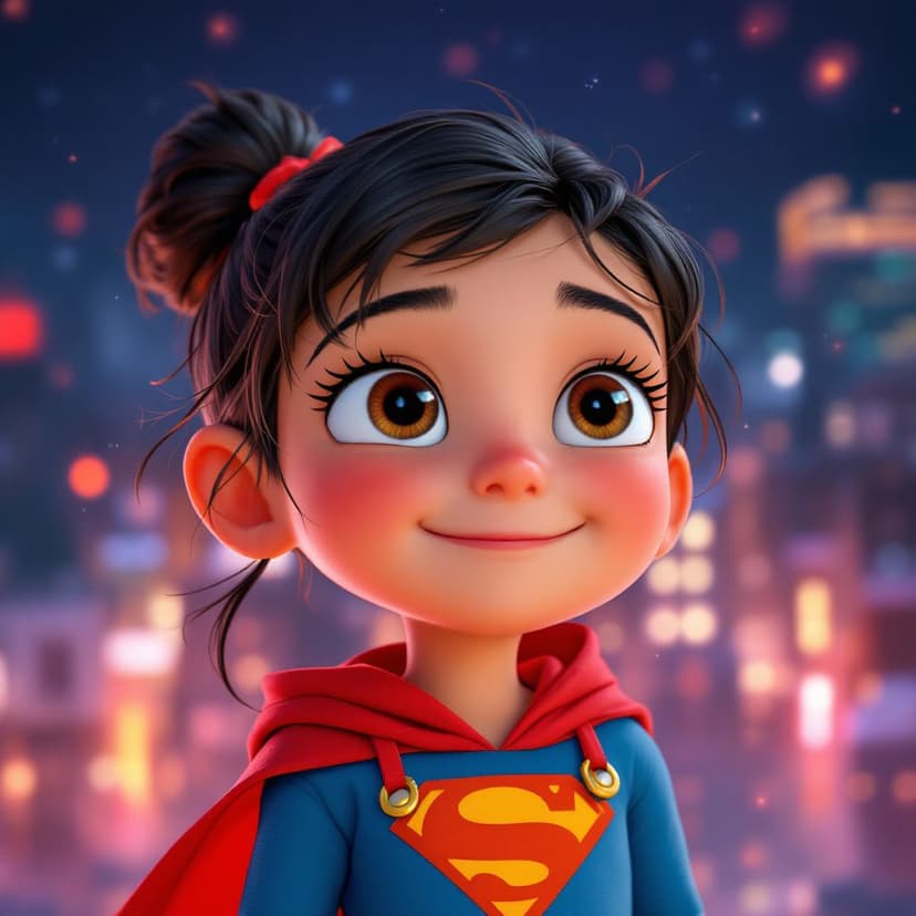 Emma's Superhero Training Day: Learning to use special powers to help others story preview