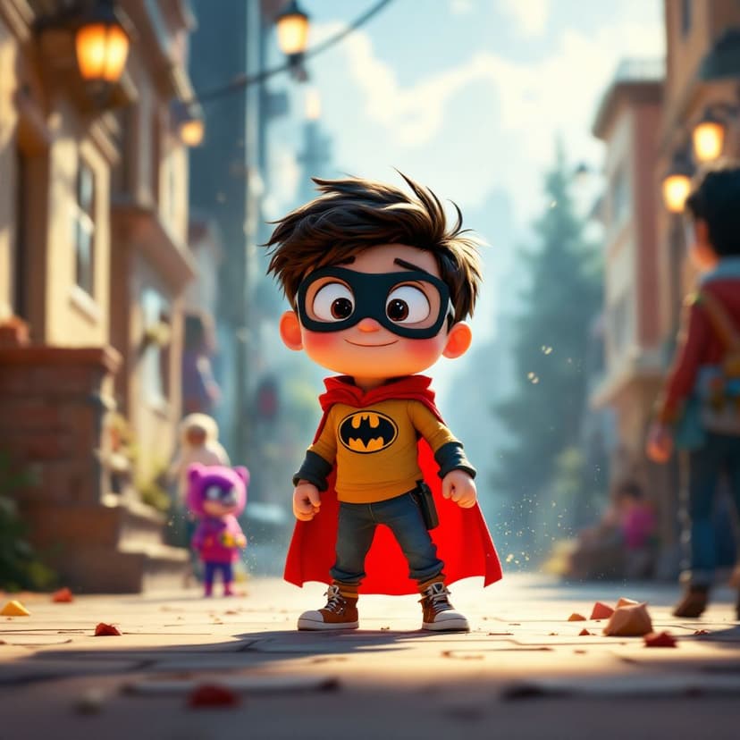 Ethan's Superhero Training Day: Learning to use special powers to help others story preview