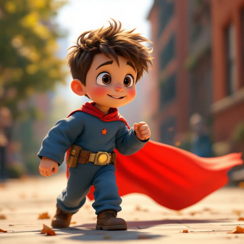 Harper's Superhero Training Day: Learning to use special powers to help others story preview